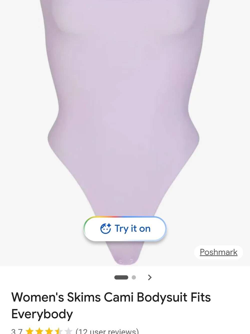 SKIMS Cami Bodysuit in Light Lavender